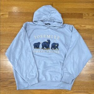 Brandy Melville Yosemite Sierra Nevada Blue Hoodie